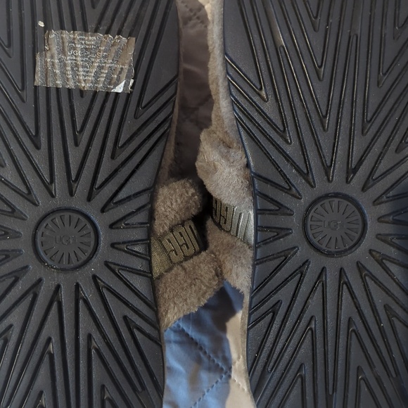 UGG Mens Gray Fluff It 1118120 ComfortLifestyle Slip On Mule Slippers Size 13 - Picture 5 of 5